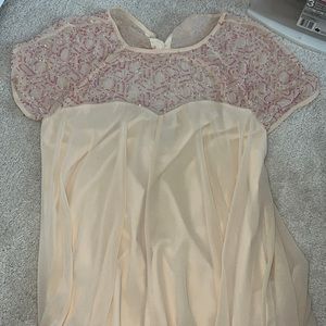 Peach maternity dress US size 8